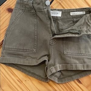 PacSun High Waist Khaki Shorts
